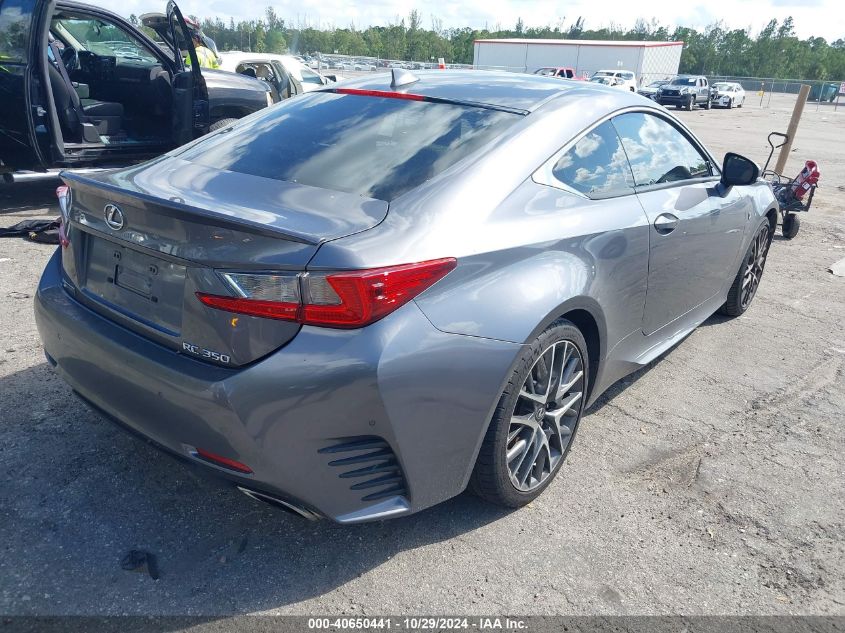 VIN JTHHE5BC0F5002348 2015 Lexus RC, 350 no.4