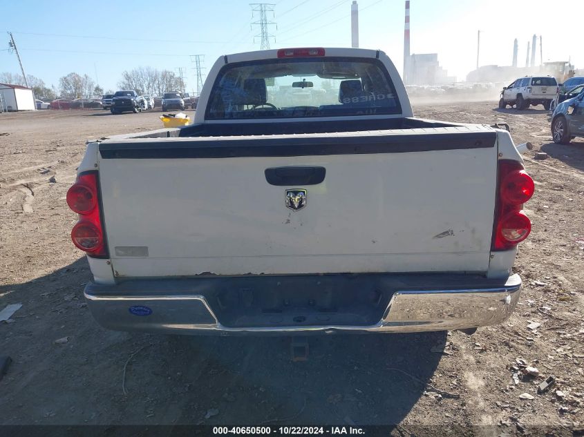 2007 Dodge Ram 1500 St VIN: 1D7HA18N67J516279 Lot: 40650500