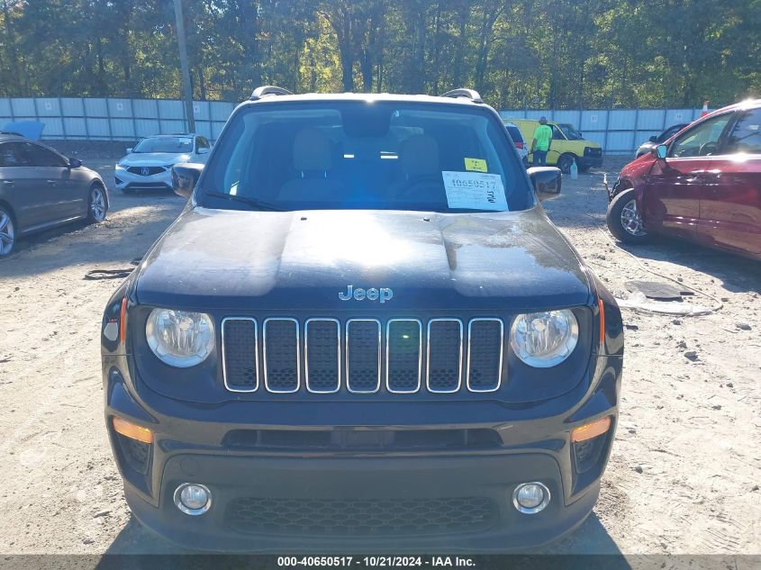 2019 Jeep Renegade Latitude Fwd VIN: ZACNJABBXKPK07206 Lot: 40650517