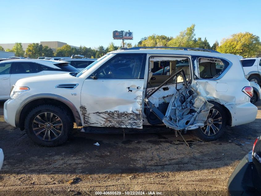 2018 Nissan Armada Platinum VIN: JN8AY2ND0J9056980 Lot: 40650529