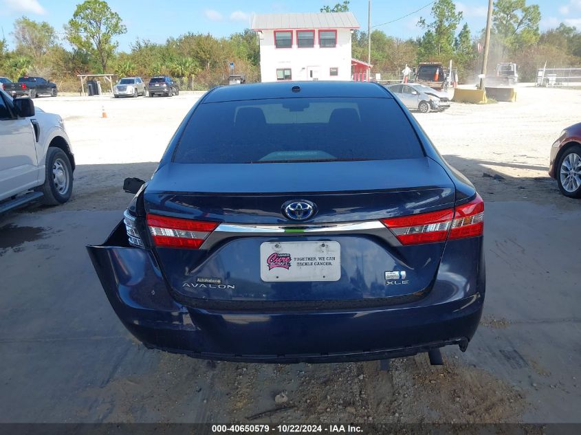 2015 Toyota Avalon Hybrid Xle Touring VIN: 4T1BD1EB1FU044017 Lot: 40650579