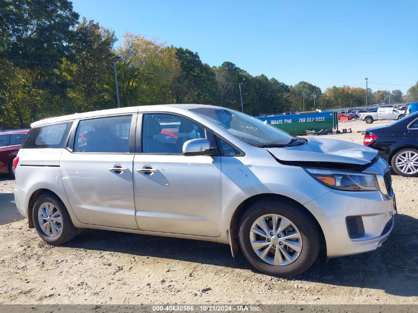 2017 Kia Sedona L VIN: KNDMA5C17H6279567 Lot: 40650586