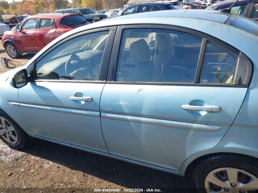 2010 Hyundai Accent Gls VIN: KMHCN4AC2AU502173 Lot: 40650606