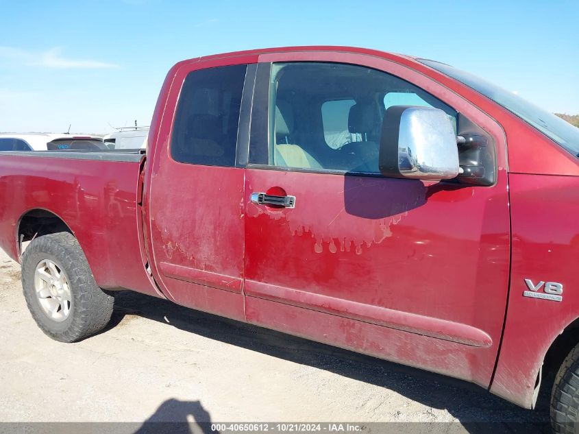 2004 Nissan Titan Xe/Se/Le VIN: 1N6AA06B94N54477 Lot: 40650612