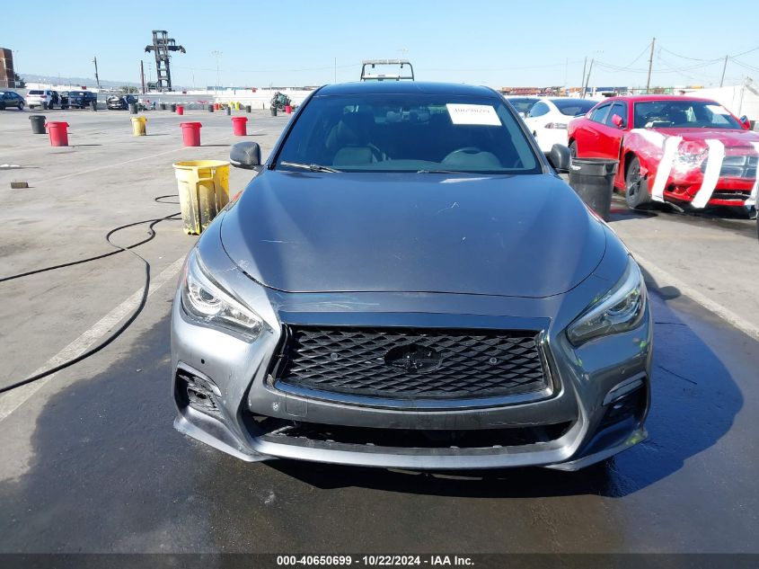 2018 Infiniti Q50 3.0T Red Sport 400 VIN: JN1FV7AR5JM481037 Lot: 40650699