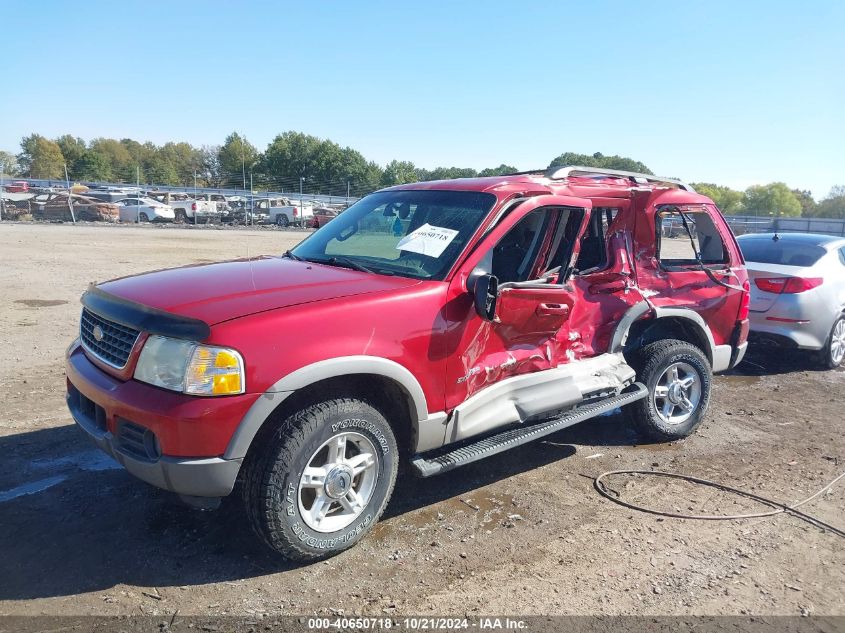 2002 Ford Explorer Xlt VIN: 1FMZU73E12ZC34993 Lot: 40650718