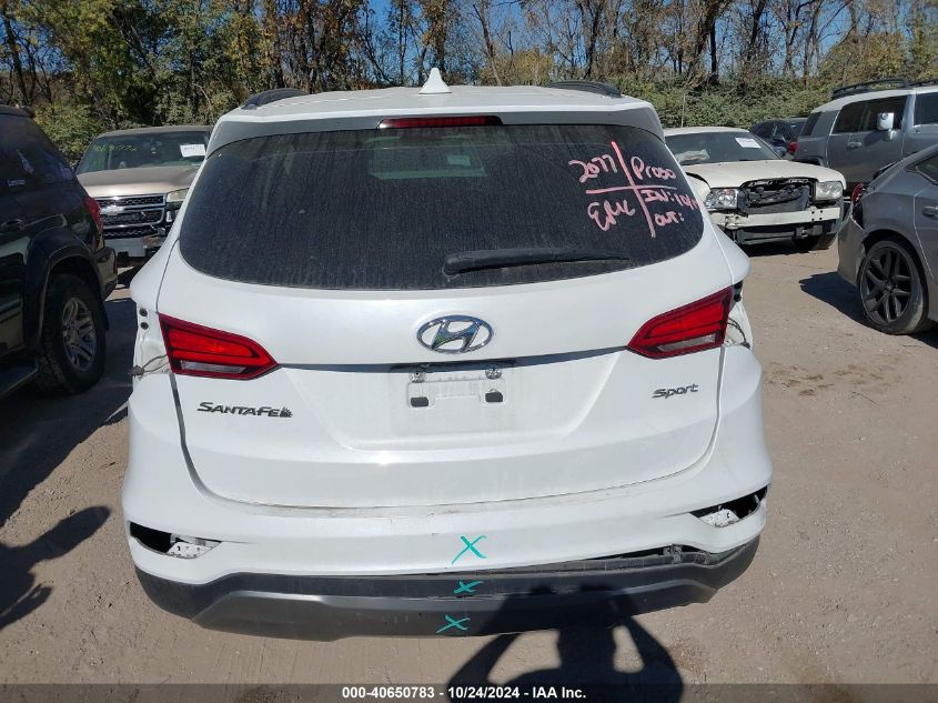 2017 Hyundai Santa Fe Sport VIN: 5NMZU3LB5HH002266 Lot: 40650783