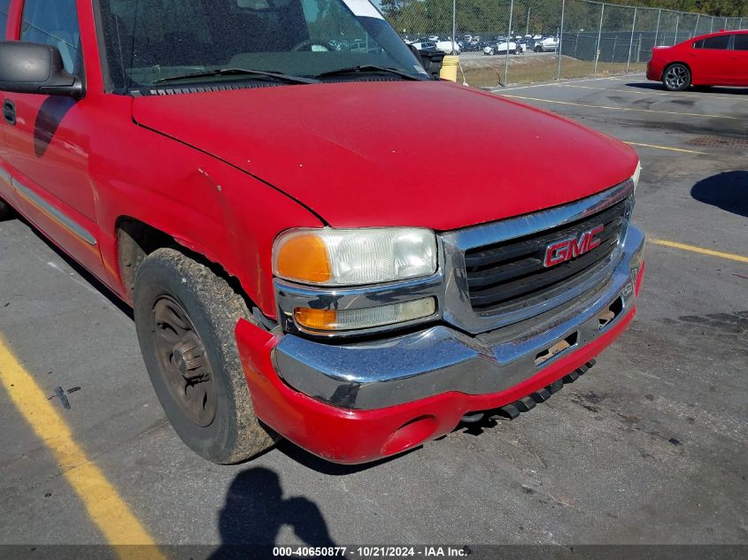 2006 GMC Sierra 1500 Sl VIN: 2GTEC13V761291510 Lot: 40650877