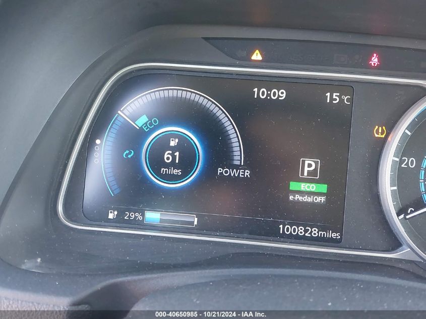 2019 Nissan Leaf Sv Plus VIN: 1N4BZ1CP3KC313547 Lot: 40650985