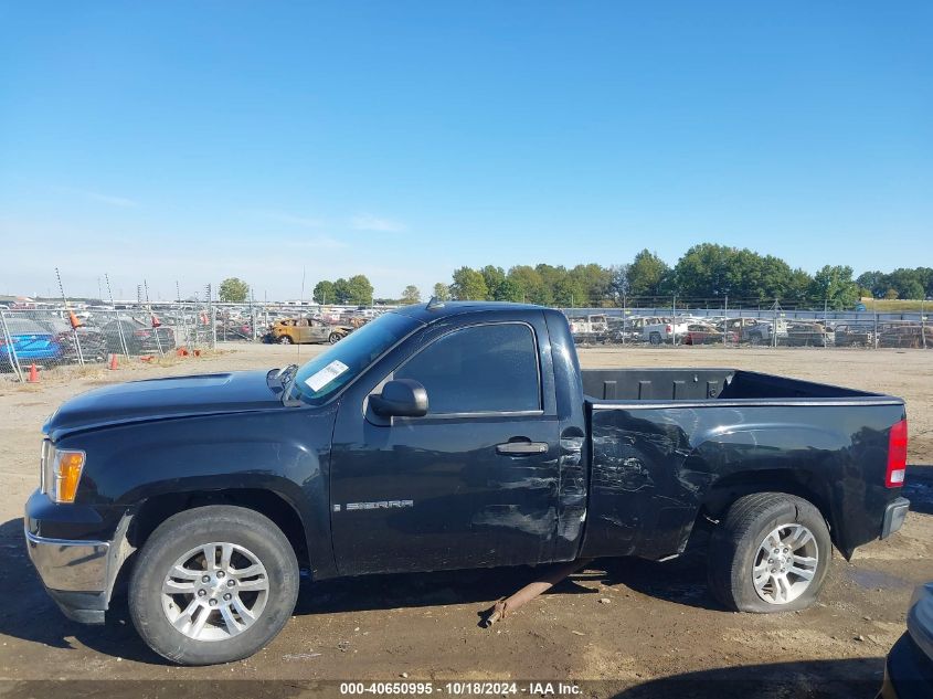 2008 GMC Sierra 1500 Work Truck VIN: 1GTEC14C78Z104290 Lot: 40650995