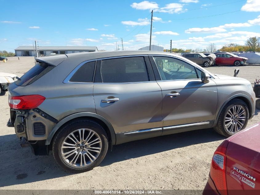 2016 Lincoln Mkx Reserve VIN: 2LMTJ8LR8GBL76246 Lot: 40651014