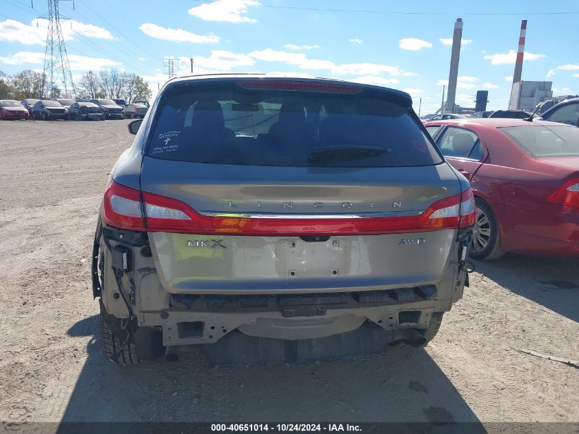 2016 Lincoln Mkx Reserve VIN: 2LMTJ8LR8GBL76246 Lot: 40651014