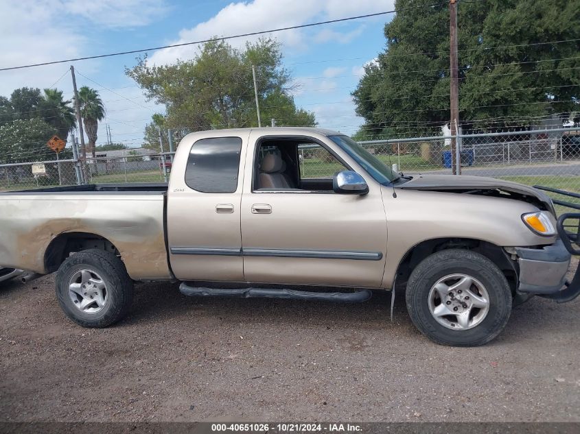 2002 Toyota Tundra Sr5 VIN: 5TBRN34182S231590 Lot: 40651026