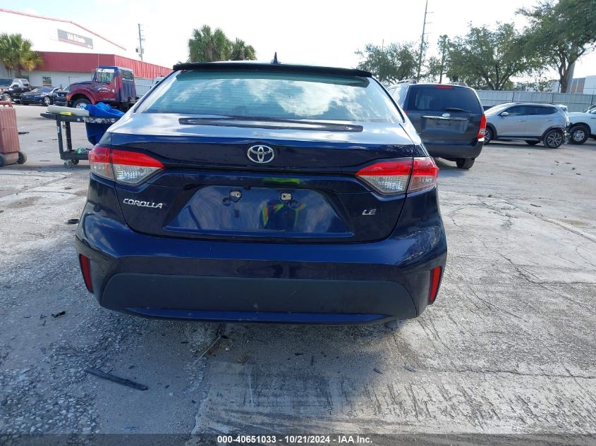 2021 Toyota Corolla Le VIN: 5YFEPMAE8MP166975 Lot: 40651033