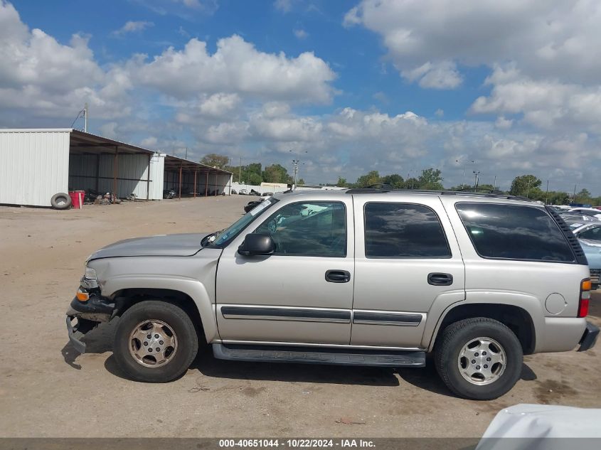 2005 Chevrolet Tahoe Ls VIN: 1GNEC13T75R167426 Lot: 40651044