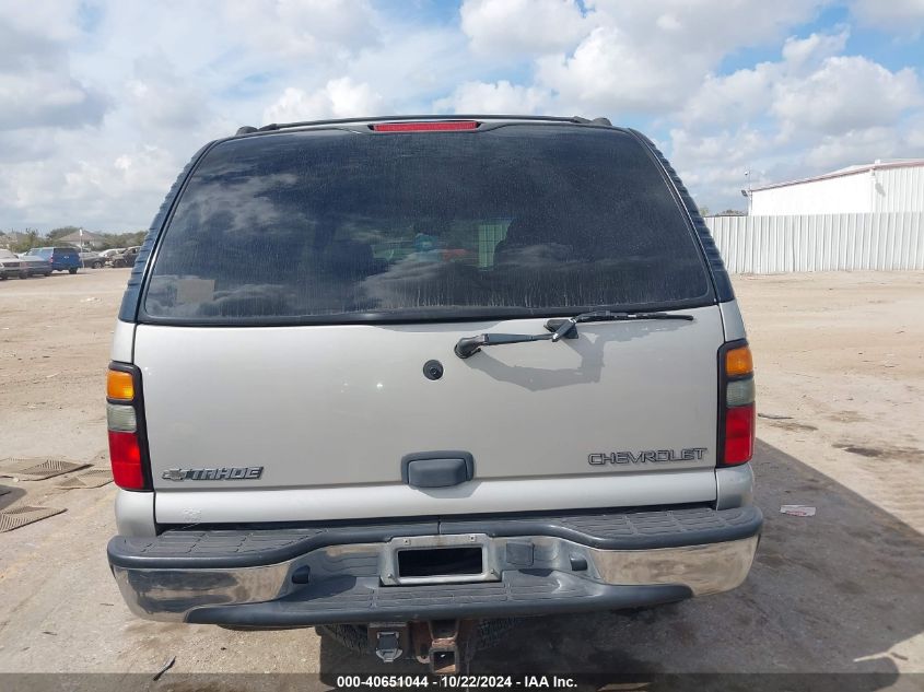 2005 Chevrolet Tahoe Ls VIN: 1GNEC13T75R167426 Lot: 40651044