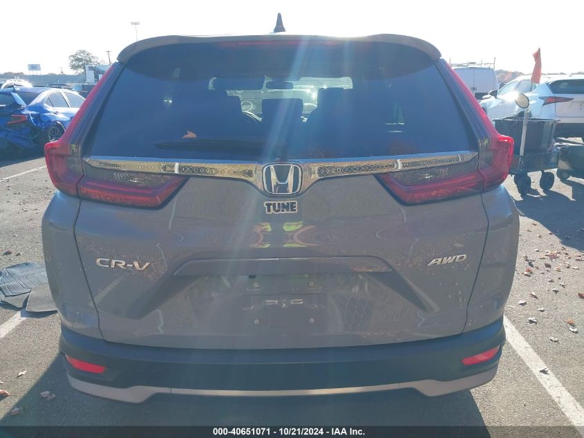 2022 Honda Cr-V Ex VIN: 2HKRW2H55NH656108 Lot: 40651071