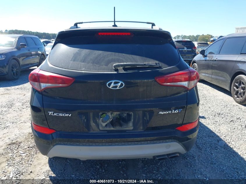 2017 Hyundai Tucson Limited/Sport And Eco/Se VIN: KM8J33A24HU524457 Lot: 40651073