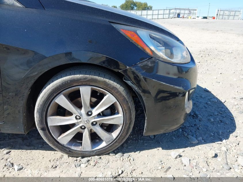 2012 Hyundai Accent Se VIN: KMHCU5AE1CU039214 Lot: 40651078