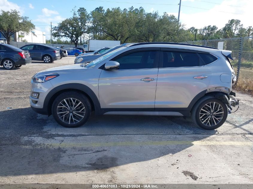 2021 Hyundai Tucson Ultimate VIN: KM8J33AL4MU308496 Lot: 40651083