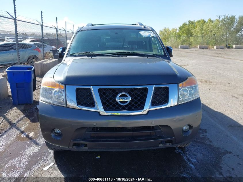 2012 Nissan Armada Platinum VIN: 5N1AA0NE1CN619716 Lot: 40651118