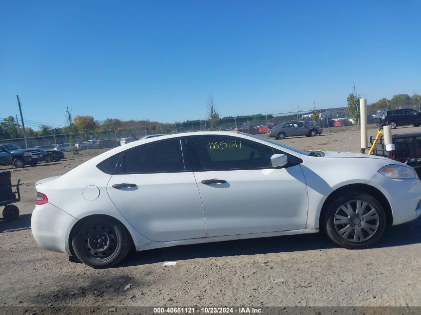 2013 Dodge Dart Se VIN: 1C3CDFAA8DD323288 Lot: 40651121