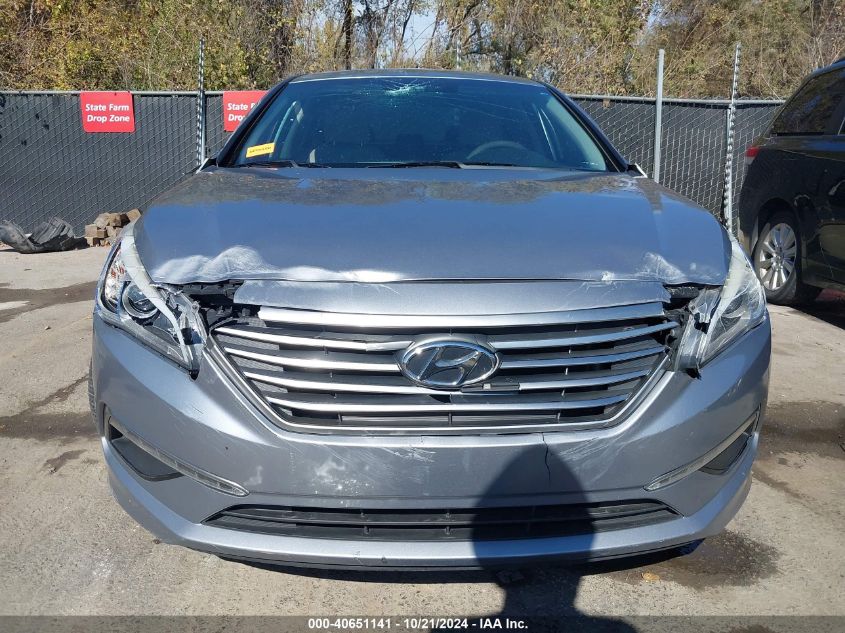 2015 HYUNDAI SONATA SE - 5NPE24AF2FH152464