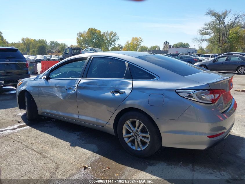 2015 Hyundai Sonata Se VIN: 5NPE24AF2FH152464 Lot: 40651141