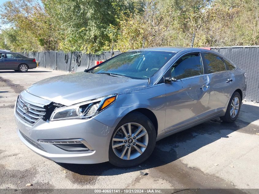 2015 Hyundai Sonata Se VIN: 5NPE24AF2FH152464 Lot: 40651141