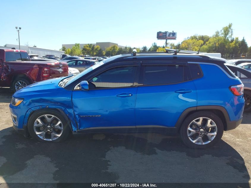 2018 Jeep Compass Limited 4X4 VIN: 3C4NJDCB6JT246630 Lot: 40651207