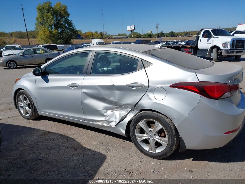 2016 Hyundai Elantra Value Edition VIN: KMHDH4AEXGU561011 Lot: 40651213