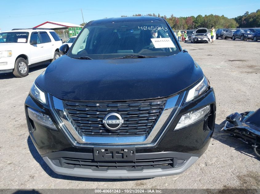 2022 Nissan Rogue Sv Fwd VIN: 5N1BT3BA2NC691069 Lot: 40651243