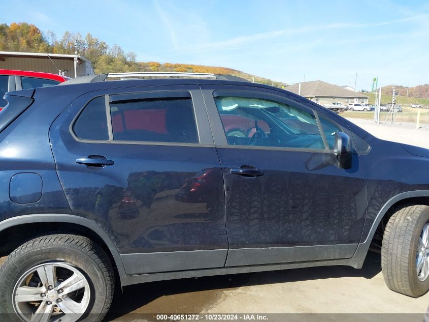 2021 Chevrolet Trax Awd Lt VIN: KL7CJPSB1MB314247 Lot: 40651272