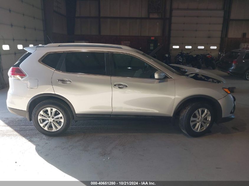 2015 Nissan Rogue Sv VIN: 5N1AT2MVXFC873349 Lot: 40651280