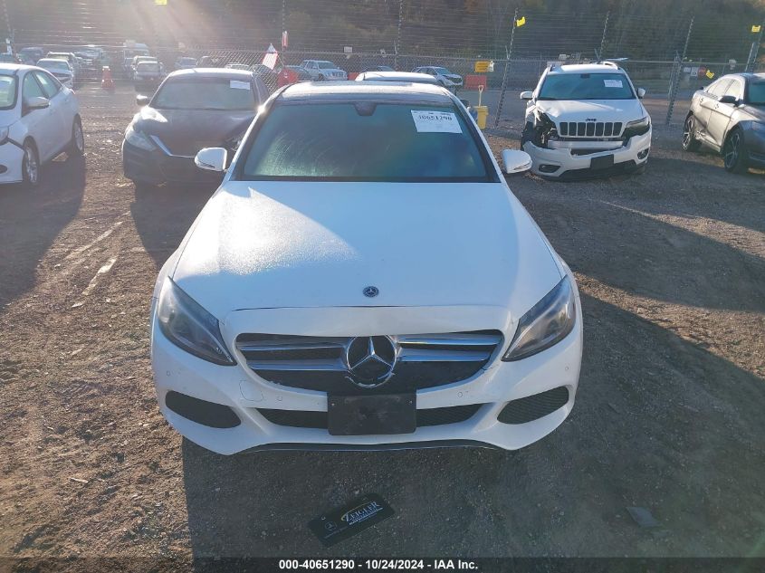 2018 Mercedes-Benz C 300 300 4Matic VIN: 55SWF4KB0JU261449 Lot: 40651290