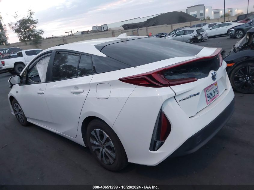 2021 TOYOTA PRIUS PRIME LE - JTDKAMFP6M3192725