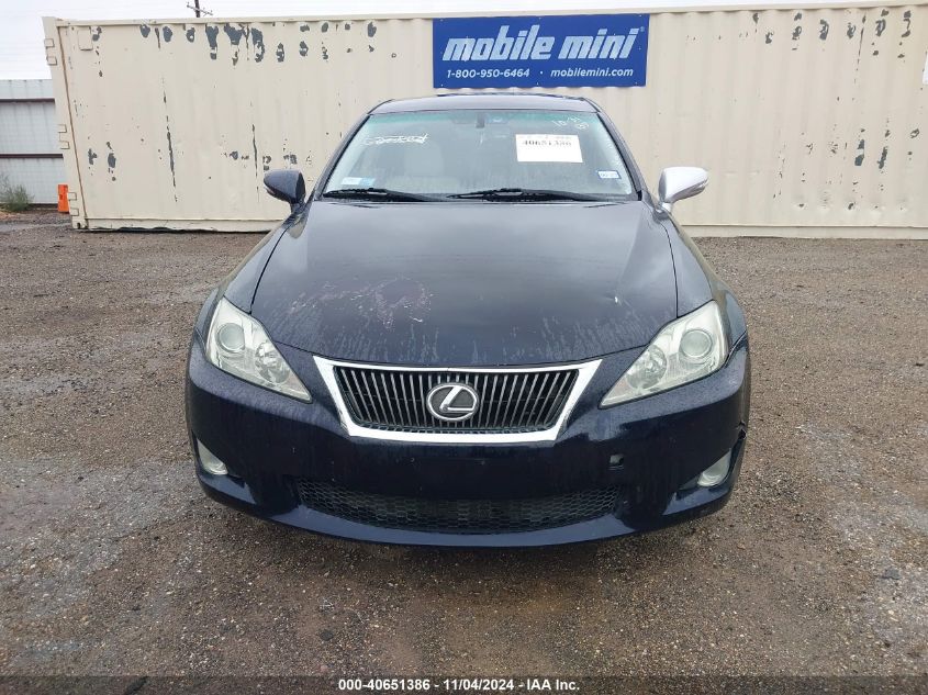 2009 Lexus Is 250 VIN: JTHBK262395097104 Lot: 40651386