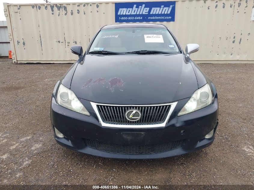 2009 Lexus Is 250 VIN: JTHBK262395097104 Lot: 40651386