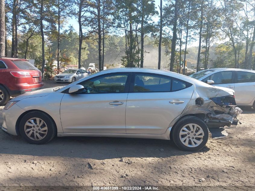 2019 Hyundai Elantra Se VIN: 5NPD74LF7KH455261 Lot: 40651399