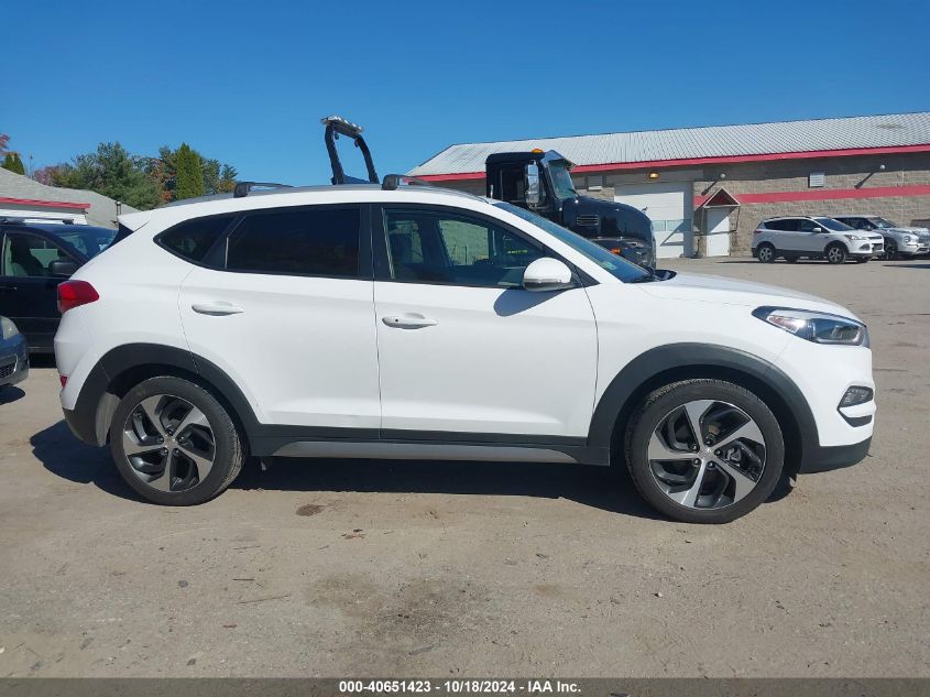 2017 Hyundai Tucson Sport VIN: KM8J3CA23HU348033 Lot: 40651423