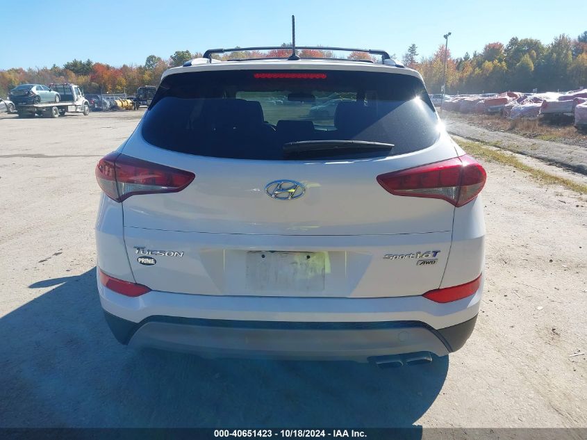 2017 Hyundai Tucson Sport VIN: KM8J3CA23HU348033 Lot: 40651423