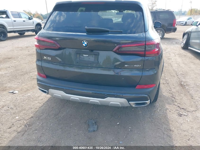 2023 BMW X5 Sdrive40I VIN: 5UXCR4C01P9R67176 Lot: 40651435