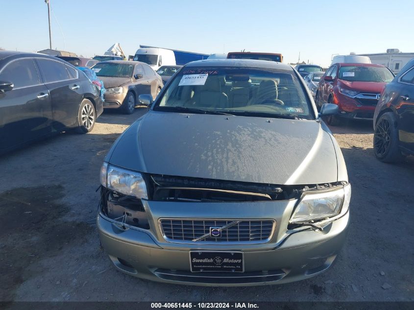 2006 Volvo S80 2.5T VIN: YV1TS592061437048 Lot: 40651445