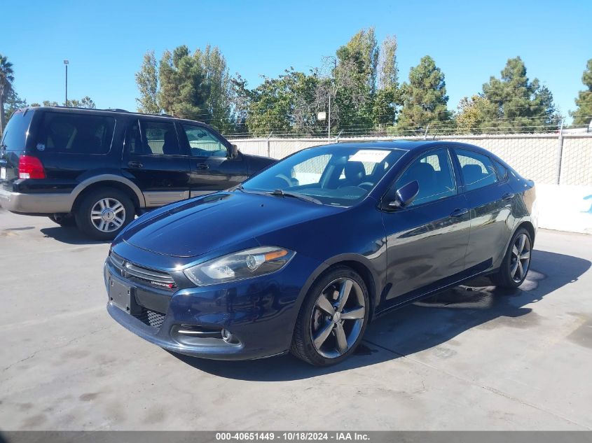 2015 Dodge Dart Gt VIN: 1C3CDFEB6FD362404 Lot: 40651449