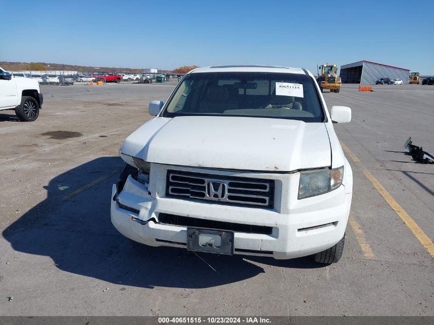 2007 Honda Ridgeline Rtl VIN: 2HJYK16597H520236 Lot: 40651515