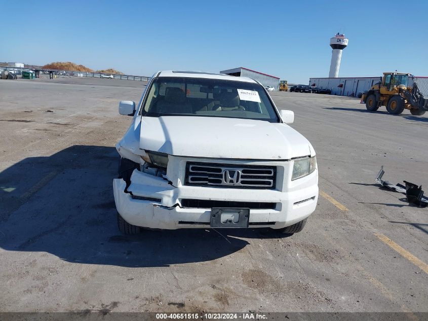 2007 Honda Ridgeline Rtl VIN: 2HJYK16597H520236 Lot: 40651515