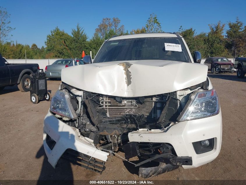 2019 Nissan Armada Platinum VIN: JN8AY2NE0K9756203 Lot: 40651522