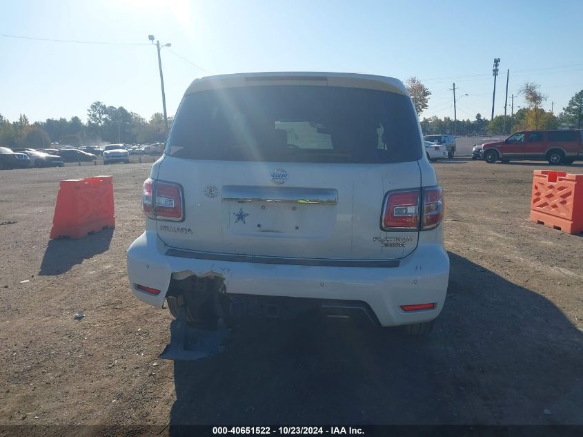 2019 Nissan Armada Platinum VIN: JN8AY2NE0K9756203 Lot: 40651522