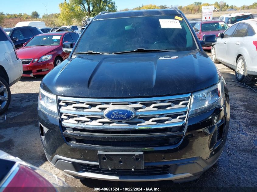 2018 Ford Explorer Xlt VIN: 1FM5K7D87JGC01195 Lot: 40651524