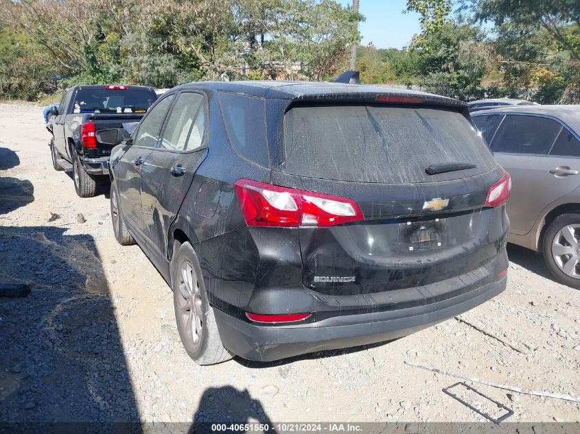 2019 Chevrolet Equinox Ls VIN: 3GNAXHEV4KL151861 Lot: 40651550